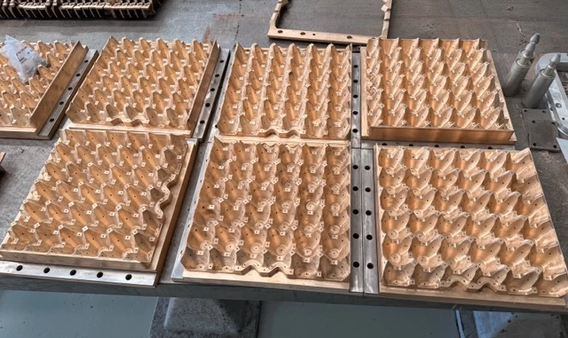 Precisão em moldes para polpa de celulose